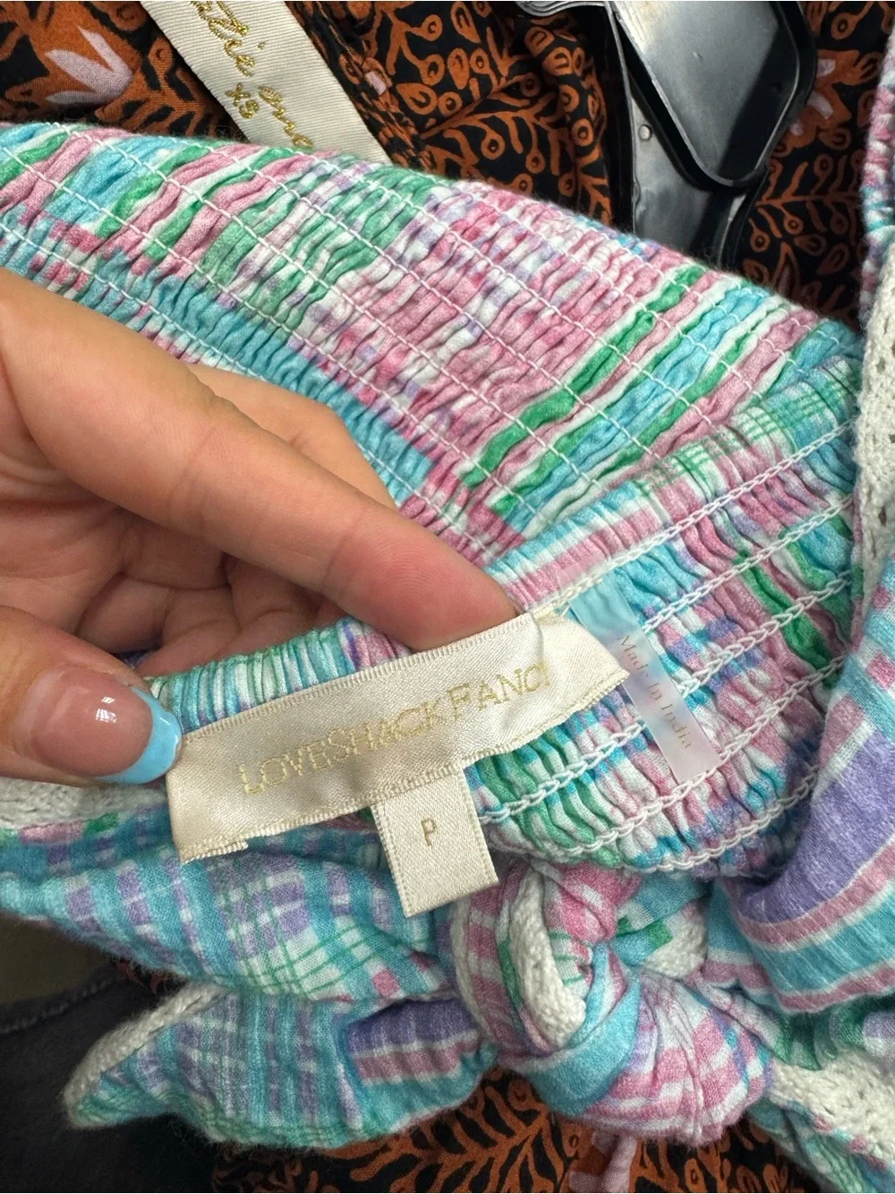 LoveShackFancy Emeka dress In Candyland Multi